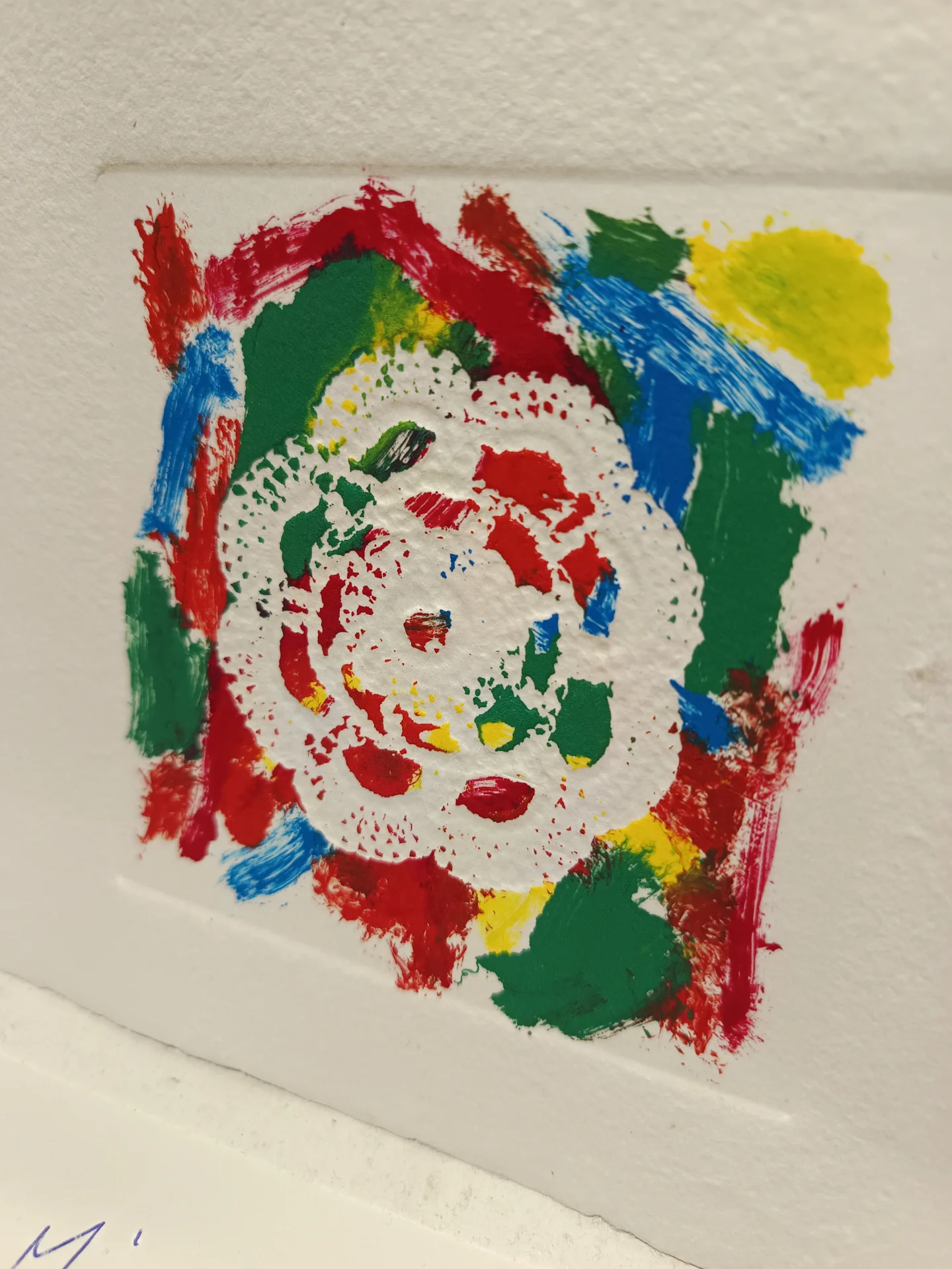 Atelier Traces, impression monotype 14h