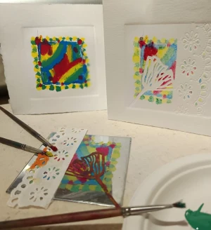 Atelier Traces, impression monotype 14h